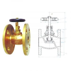 Class 150 Bronze 5k Glove Valves Open / Close Indicator